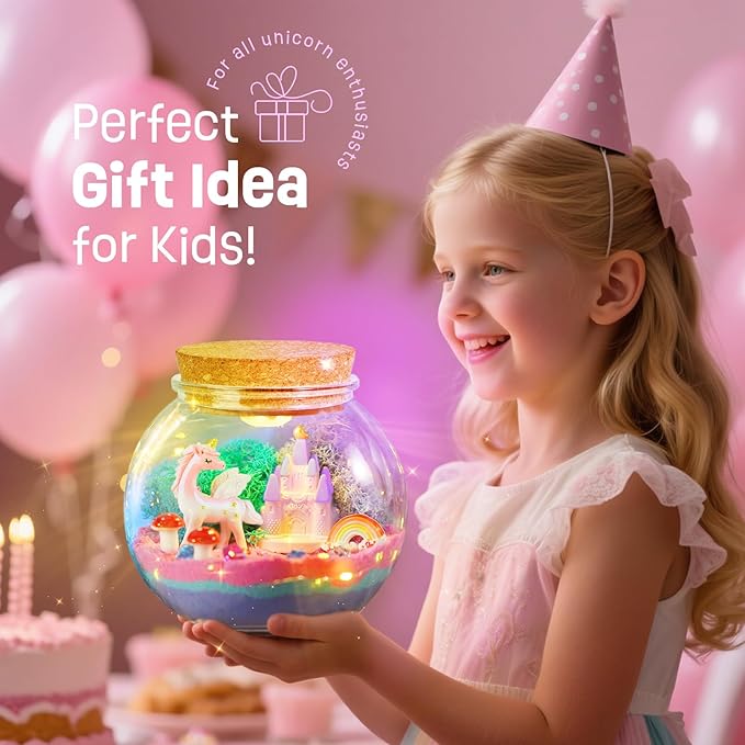LAOESE Unicorn Light-Up Terrarium Kit - Image 5