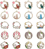 Bulk Gold Enamel Charms for Jewelry Making, Colorful Metal Charms Pendant for by stino