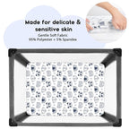 Yoofoss Pack and Play Sheets Fitted, Mini Crib Sheets 2-Pack - Image 2