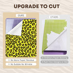 Tintnut Yellow Leopard Permanent Vinyl Spots Adhesive Vinyl 8 Pcs 12x10in | - Image 4