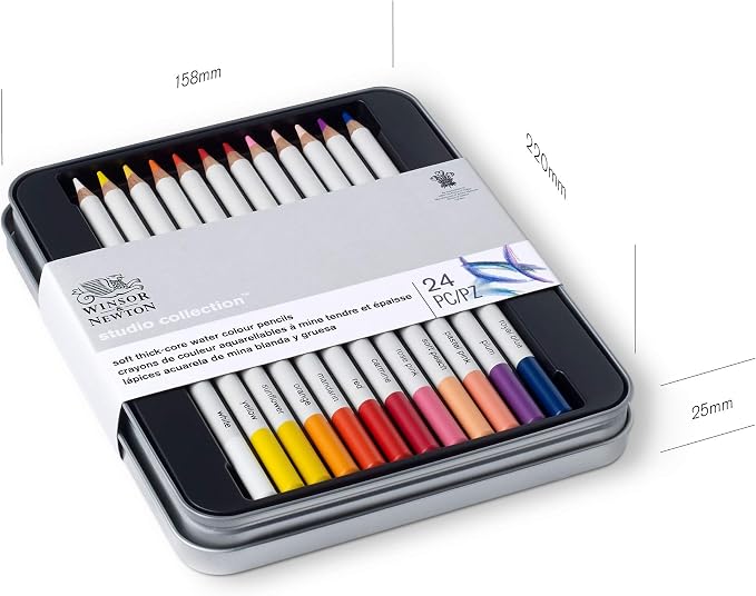 Winsor & Newton Studio Collection Artist Pencils, Watercolor Pencils - Image 2