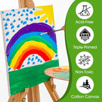 Stretched Canvas for Painting, 20 Packs Primed Blank Canvases, Very Good for - Image 4