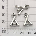 Youdiyla 60pcs Baseball Theme Charms Collection - Image 5