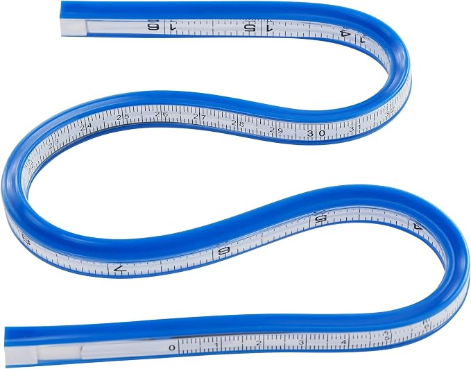 Pacific Arc Flexible Curve Graduated 16 Inch Ruler by PacificArc