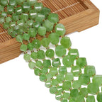 42pcs Natural Green Jade Stone Beads - Image 3