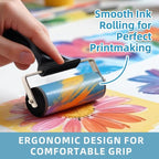Falling in Art Rubber Roller Brayer - Image 4