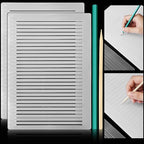 Fainne 2Pack Plastic Straight Line Stencil Template by Fainne