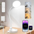 15W LED Desk Lamp with USB Charging Ports, Dimmable Table Lamp with 3 Color by Unknown