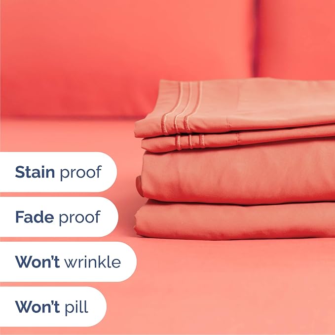 Cal King Size 4 Piece Sheet Set - Image 5