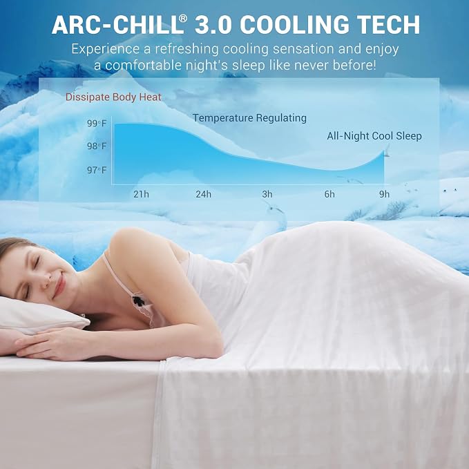 Elegear Revolutionary Cooling Blanket Twin, Absorbs Heat to Keep Body Cool - Image 2