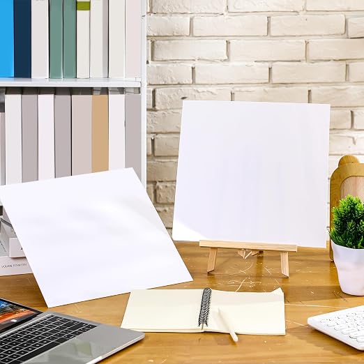 Outus 2 Pieces 1/16 Inch Thick White Acrylic Sheet 12 x 12 Inch White Acrylic - Image 6