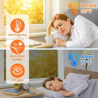 One Way Window Privacy Film Reflective Mirror Home Window Tint, Daytime Privacy - Image 2