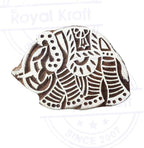Royal Kraft Wooden Stamps DIY Fabric, Henna Printing Blocks THDtag065 - Image 3