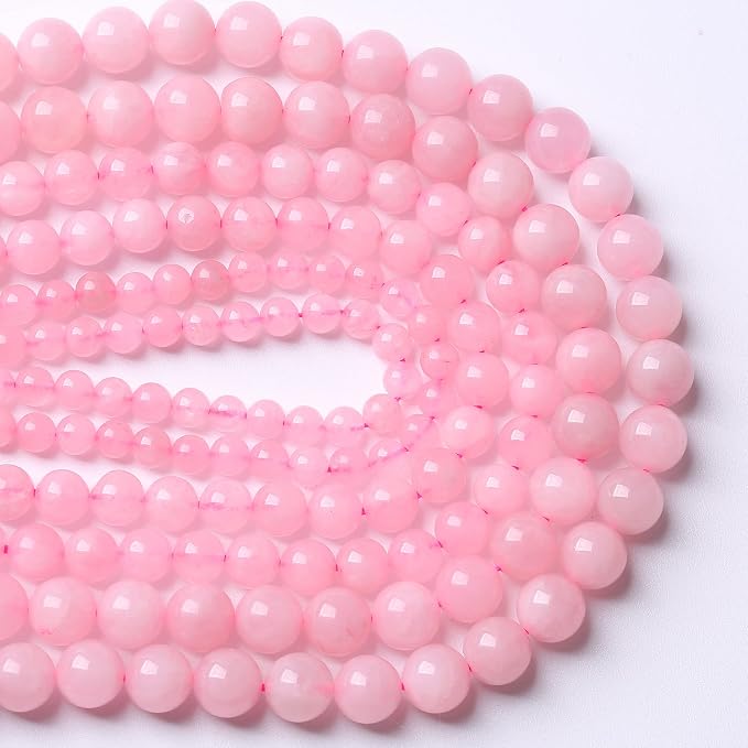 12mm Natural Rose Quartz Beads Pink Energy Crystal Round Loose Beads - Image 3