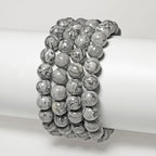 MJDCB AAA Natural Map Stone Beads Gray Picasso Stone Beads - Image 7