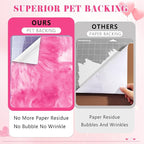 Fuchsia Texture Patterned Permanent Adhesive Vinyl 16pcs 12'' x 10'' | Pink Red - Image 4
