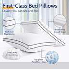 ROUMEA Pillows Queen Size Set of 2, Bed Pillows - Image 4