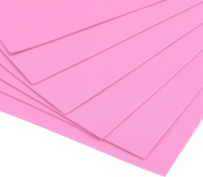 uxcell Light Pink EVA Foam Sheets 11 x 8 inch 1.7mm Thickness - Image 5