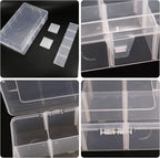Umirokin 2 Pack 15 Grids Clear Plastic Organizer Box - Image 9