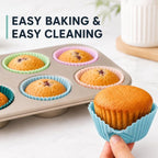 Reusable Silicone Baking Cup Silicone Muffin Liners - Image 4
