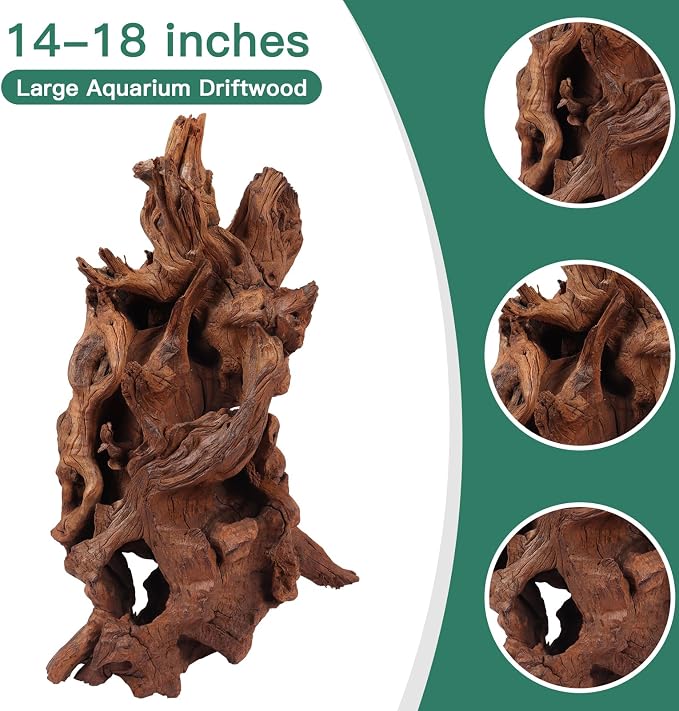 LYPHARD AQUARIUMS Driftwood for Aquarium, 14-18" Extra Large Drift Wood Fish - Image 2