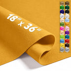 Honey Gold 18" X 36" Felt Fabric Sheet by Luceinvita