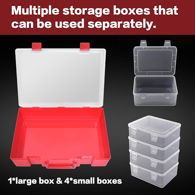 ALCYON 1600+ Trading Card Storage Box, Waterproof Plastic TCG Card Organizer - Image 4