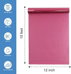 Rose Red Glitter Heat Transfer Vinyl 12" x 15 ft HTV - Image 2