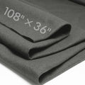 Dark Gray Fabric Sheet 108" X 36", 1.4mm Thick Large Soft Durable Flexible by MITINU