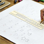 Metal Bookmark Ruler for Journals, Habit Tracker, Drawing Measuring Tools - Image 4