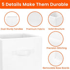Criusia Storage Cubes, 11 Inch Cube Storage Bins - Image 6