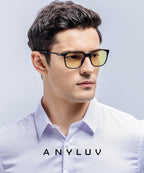 ANYLUV Blue Light Glasses for Men, Lightweight Computer Gaming Glasses - Image 2