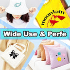14PCS 3D Puff Heat Transfer Vinyl 12"x10" Multicolor | Puff HTV Vinyl - Image 4