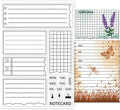 GLOBLELAND Notebook Clear Stamp Notepad Silicone Stamps Transparent Stamp by GLOBLELAND