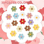 30PCS Cute Push Pins, Bulletin Board Pins, Bulletin Board Decorations, Flower - Image 4