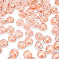 DomeStar 1 LB Flat Glass Marbles, Champagne Decorative Marbles by DOMESTAR