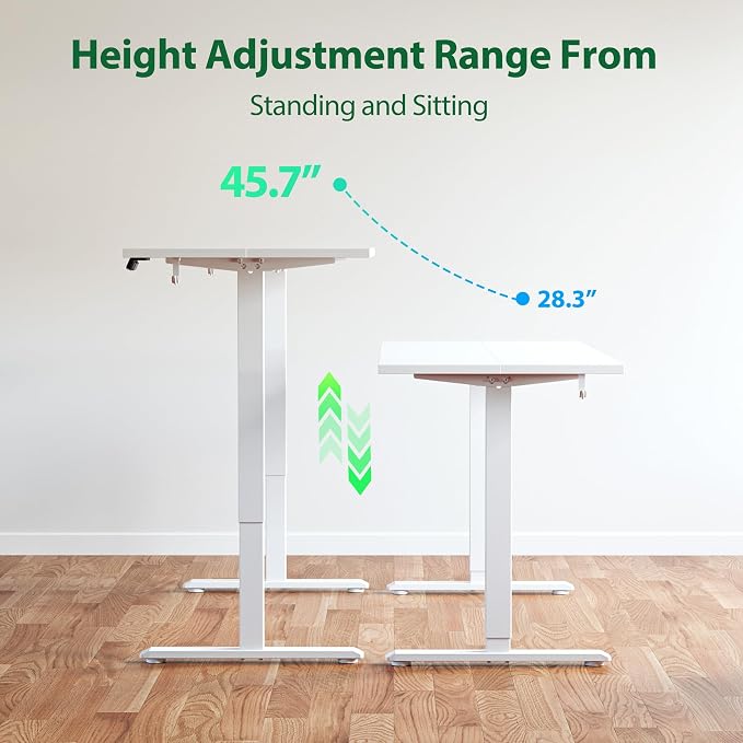 Agilestic Electric Standing Desk, 71 x 31.5 Inches Height Adjustable Desk - Image 9