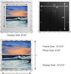 10x10 Wavy Picture Frame With Mat - Image 3
