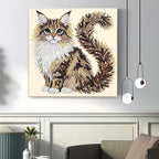 OJTOYART Cat Diamond Painting Kit - Image 3