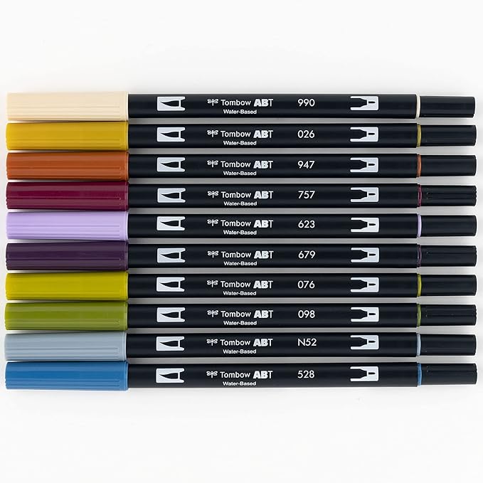 Tombow 56186 Dual Brush Pen Art Markers, Brush and Fine Tip Markers - Image 2