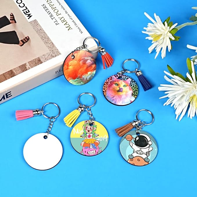 HTVRONT Sublimation Keychain Blanks - Image 2