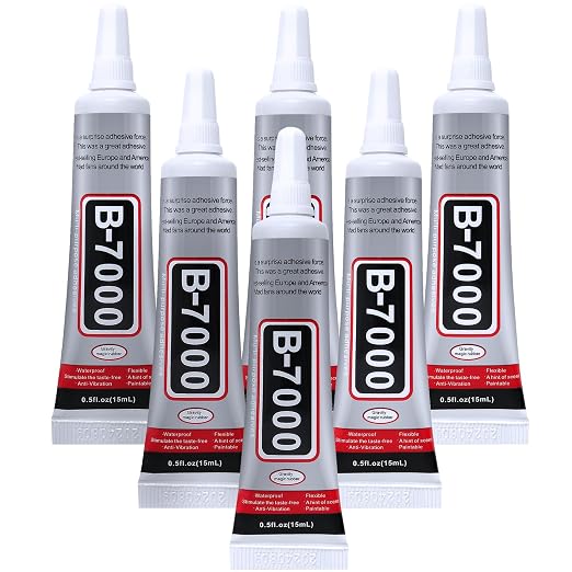 FITTDYHE 6PCS Jewelry Glue - 15ML/0.5fl oz Clear DIY Craft Glue by FITTDYHE