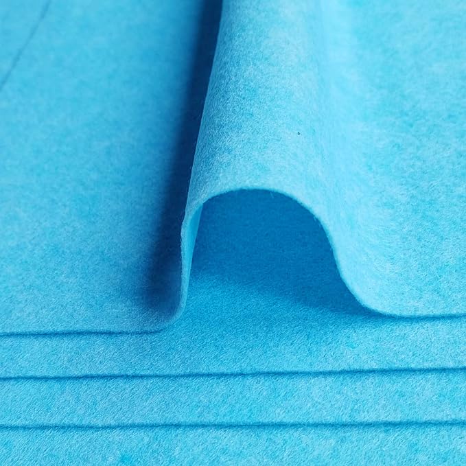 Jtnohx Color Felt, Soft Felt Sheets, 1.4mm Thick 8"x12" Handicraft Felt Fabrics - Image 3