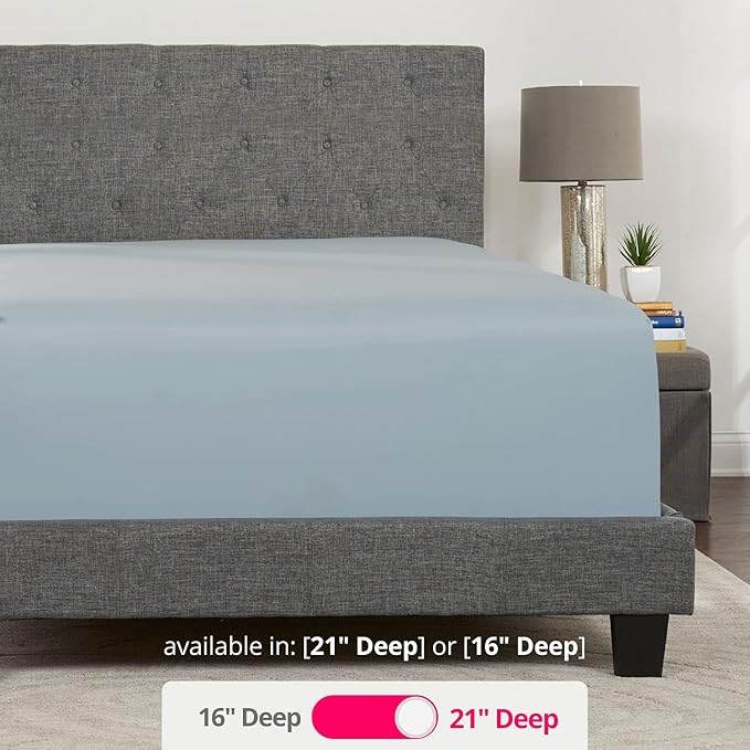 Twin XL Deep Pocket Fitted Sheet – 17” - Image 3