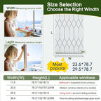 Windimiley Window Privacy Film Stained Glass Static Clings, Bathroom Frosted - Image 6