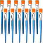 1 inch Flat Paint Brushes for Acrylic Painting, 12 Pieces Large Synthetic Paint by GACDR