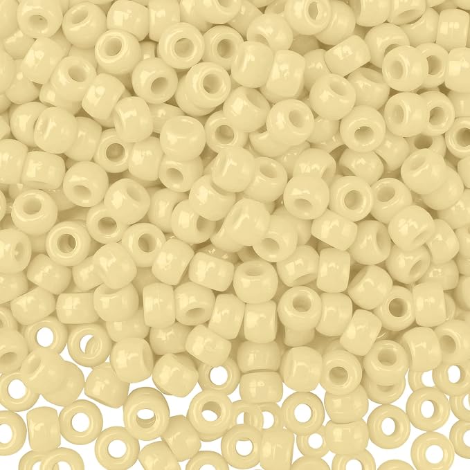 1100pcs Pony Beads, Bulk Beads for Jewelry Making Friendship Bracelet, Crafts by QPIXVB
