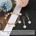 Beadthoven 104pcs Natural Freshwater Pearl Shell Letter Alphabet Charms Golden - Image 5