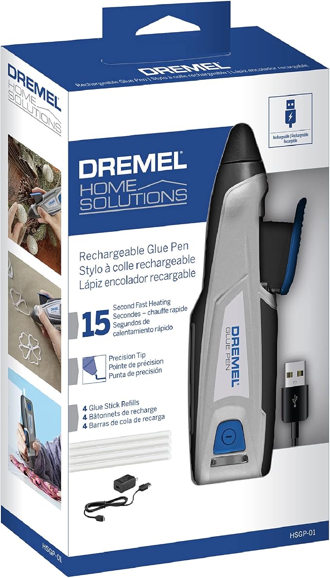 Dremel HSGP-01 4V Cordless USB Rechargeable Hot Glue Pen Glue Gun, Fast - Image 3