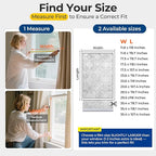 Window Privacy Film Decorative for Front Door, Bathroom Static Cling Stained - Image 6